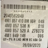 AUDI Q7 II 4M0 LUSTERKO ZEWNĘTRZNE PRAWE 15 + 1 PIN KAMERA 4M1857410BM
