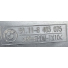 BMW X5 E53 PODKŁADKA TABLICY REJESTRACYJNEJ PRZÓD 8403075