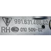 PORSCHE 911 991 ODBLASK ZDERZAKA TYŁ PRAWY ORYGINAŁ 99163148602
