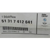BMW X5 G05 X7 G07 G32 OSŁONA USZCZELKA LISTWA SZYBY CZOŁOWEJ 7412641