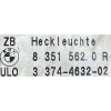 BMW 5 E34 KOMBI LAMPA TYLNA TYŁ PRAWA W KLAPĘ 8351562