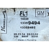 OPEL CORSA E 2014 - WIĄZKA CZUJNIKÓW PDC ZDERZAKA TYLNA TYŁ GM 13359494