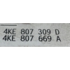 AUDI E-TRON 4KE 19- BELKA ZDERZAKA TYŁ WZMOCNIENIE 4KE807309D 4KE807669A