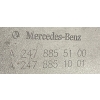 MERCEDES B-KLASA W247 ZDERZAK TYŁ TYLNY SPOILER POD 6XPDC A2478855100