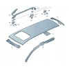 $ VW PASSAT B6 WZMOCNIENIE DACHU BELKA 3C4817119
