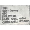 ^ SPOILER LOTKA KLAPY AUDI A4 B9 KOMBI 8W9827933