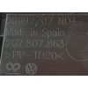 VW TAIGO ŚLIZG ZDERZAKA TYŁ 2G7807863