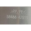P4 TOYOTA RAV4 RAV-4 V 5 2020 - OSŁONA BATERII KANAPY PRAWA 58466-42010