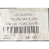 LISTWA DRZWI TYŁ LEWA SHARAN ALHAMBRA 7N0854949H