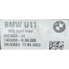 BMW X1 U11 U12 PRAWY WLOT KANAŁ HAMULCA KIEROWNICA POWIETRZA 9883604