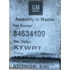 P8 GMC YUKON XL DENALI IV 2015 -  KLEMA MINUSOWA MINUS 84634109