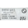 BMW X1 U11 U12 PRAWY WLOT KANAŁ HAMULCA KIEROWNICA POWIETRZA 9883604