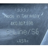 AUDI A6 C8 S6 S-LINE KRATKA ZDERZAKA PRAWA PRZÓD 4K0807698