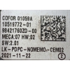 CITROEN C4 III PEUGEOT 208 II PRZEŁĄCZNIK SZYB LUSTEREK LEWY 98421760ZD