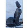 P4 TOYOTA RAV4 RAV-4 V 5 2020 - FOTEL PRAWY PRZÓD SKÓRA CZARNY
