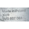 SKODA SUPERB III OSŁONA DOLNA ZDERZAKA PRZÓD 3V0807061