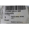 VW TOUAREG LISTWA CHROM ZDERZAKA LEWA PRZÓD 7L6853241