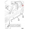 VOLVO XC60 II PRAWA LISTWA SŁUPKA C 32216048