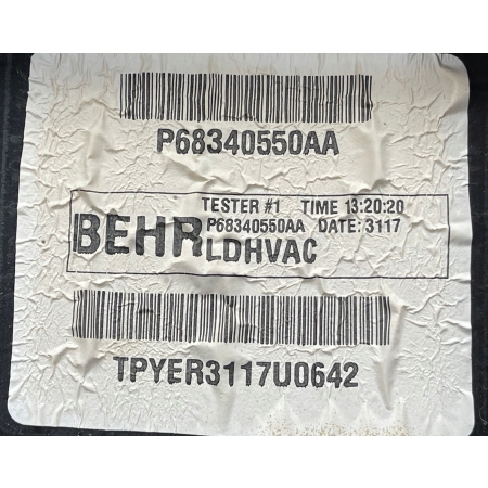 P7 DODGE CHARGER 2018 3.6 5.7 V8 NAGRZEWNICA DMUCHAWA 68340550AA