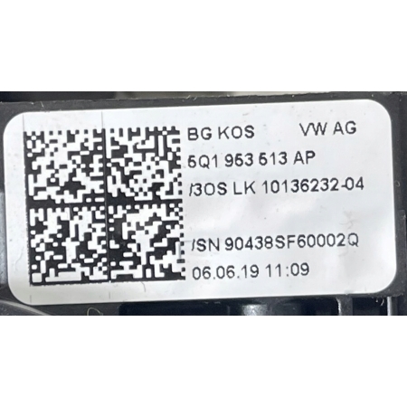 VW SKODA SEAT PRZEŁĄCZNIK TAŚMA MANETKI 5Q1953513AP 5Q1953507CD 06.06.19