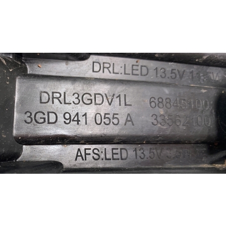 VW PASSAT B8 GTE LEWY MODUŁ JEŻ HALOGENU LED 33163100 3GD941055A