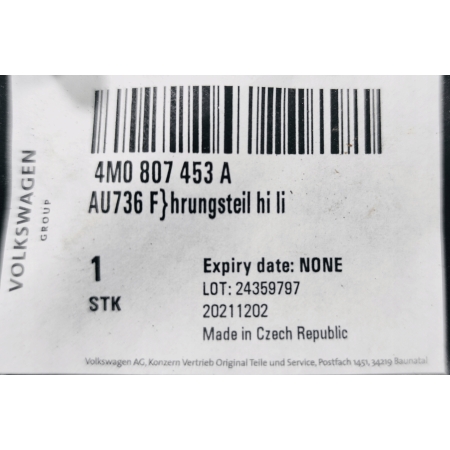 ORYGINALNY ŚLIZG ZDERZAKA LEWY TYŁ 4M0807453A AUDI Q7 4M 15-