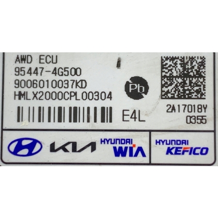U7B HYUNDAI PALISADE 2020 - 4X4 3.8 STEROWNIK NAPĘDU AWD 95447-4G500