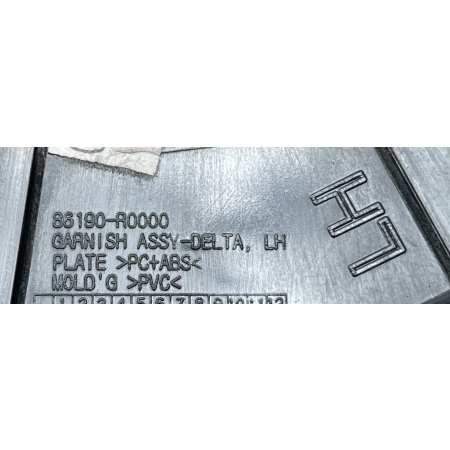 B3 KIA CARNIVAL IV 2020 - LEWY TRÓJKĄT BŁOTNIKA PRZÓD 86190-R0000