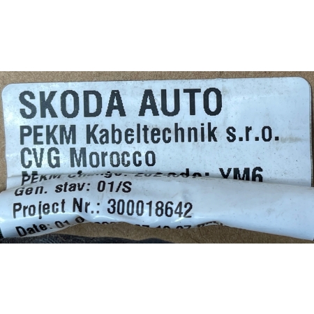 SKODA OCTAVIA 4 IV WIĄZKA INSTALACJA PDC ZDERZAKA TYŁ 5E7971104AA