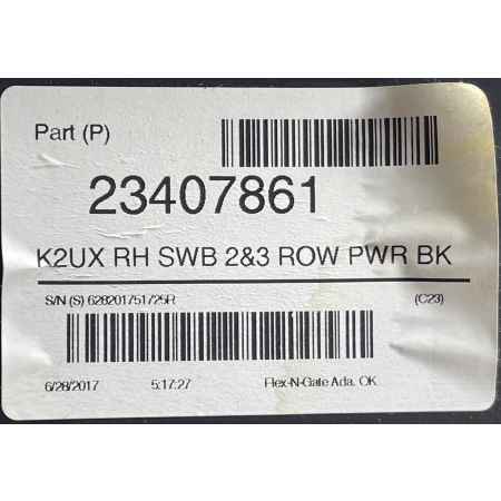 O2 CADILLAC ESCALADE IV 2014 -  BOCZEK BAGAŻNIKA PRAWY TYŁ 23407861