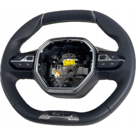 * KIEROWNICA SKÓRZANA PEUGEOT 208 II 2008 GT 98255045ZD ORYGINAŁ