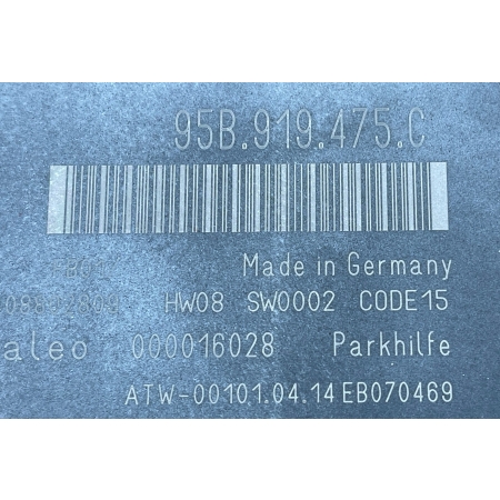 B1 PORSCHE MACAN S 2015 STEROWNIK MODUŁ PDC PARKOWANIA 95B919475C