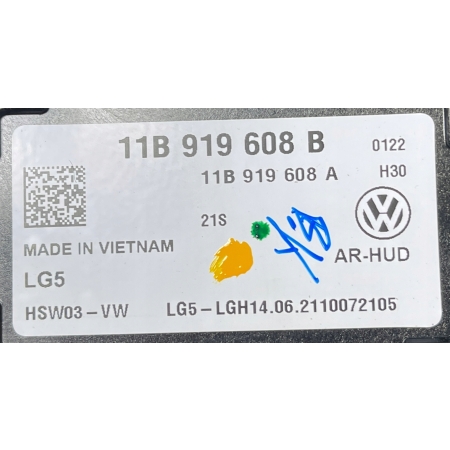 VW ID4 WYŚWIETLACZ HEAD UP 11B919608B