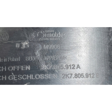 B37 VW CADDY IV 2K7 2020 - NADKOLE PRAWE PRZÓD PRZEDNIE 2K7805912A