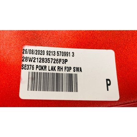 259 SEAT ATECA OBUDOWA OSŁONA ASYSTENT LUSTERKA PRAWA F3P 575875538F