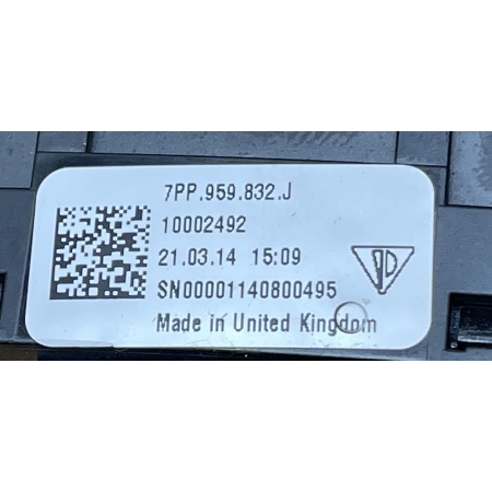 B1 PORSCHE MACAN S 2015 PRZYCISK PRZEŁĄCZNIK OTWIERANIA KLAPY TYŁ 7PP959832J