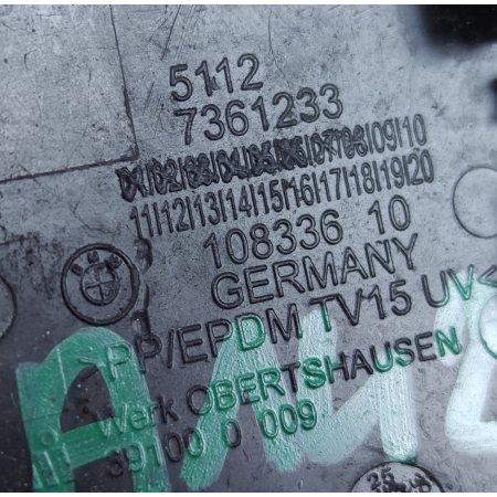 A142  BMW X1 F48 ZAŚLEPKA ZDERZAKA HAKA TYŁ  7361233