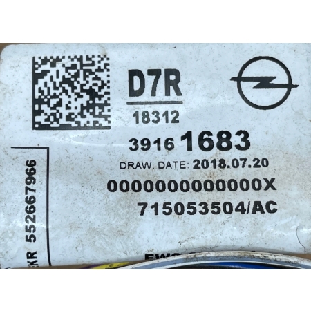 OPEL CORSA E WIĄZKA CZUJNIKÓW PDC ZDERZAKA TYLNA TYŁ GM 39161683