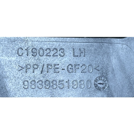 OPEL ASTRA 6 VI L 2021 - HB ŚLIZG ZDERZAKA LEWY TYŁ 5D 9839851980