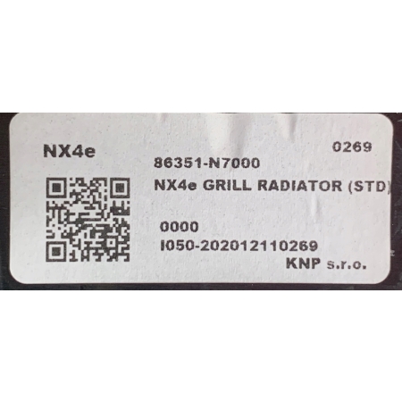 OEM GRILL ATRAPA HYUNDAI TUCSON IV 20- MAT MATOWA 86351-N7000