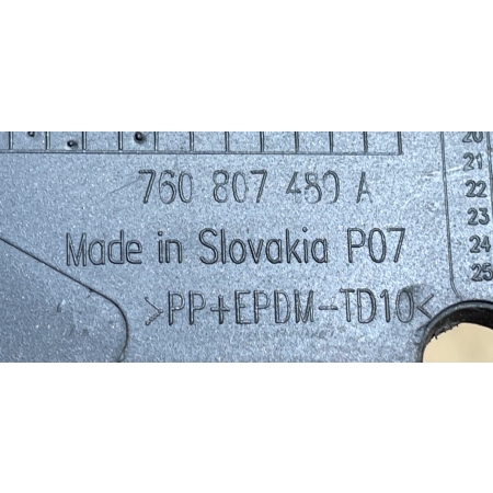 VW TOUAREG III 760 LISTWA OSŁONA LEWA PRZÓD ZDERZAKA 760807489A