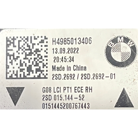 BMW iX3 X3 G01 G08 LIFT LAMPA PRAWA TYŁ 9850134 ORYGINAŁ