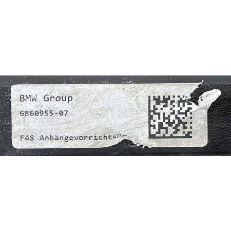 BMW X1 F48 BELKA HAK KULA HOLOWNICZY TYLNY TYŁ 6860955