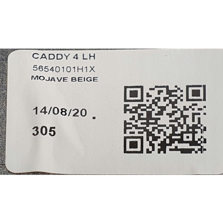 VW CADDY IV 15- OBUDOWA LUSTERKA LEWA H1X