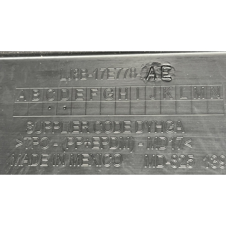 FORD MUSTANG MACH-E WZMOCNIENIE GRILLA ATRAPY ABSORBER  LJ8B-17E778-AE