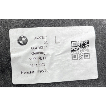 B89 BMW 3 G20 G21 NADKOLE LEWE TYŁ 9627871