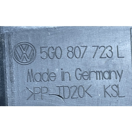 VW GOLF 7 VII LIFT ŚLIZG ZDERZAKA MOCOWANIE LEWY PRZÓD  5G0807723L