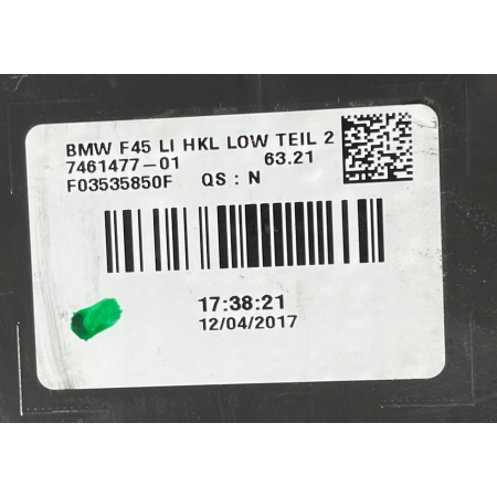 BMW 2 F45 LAMPA LEWA TYŁ TYLNA W KLAPĘ 7461477