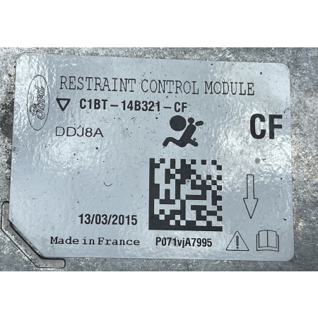 FORD FIESTA MK7 MODUŁ SENSOR AIRBAG PODUSZEK C1BT-14B321-CF