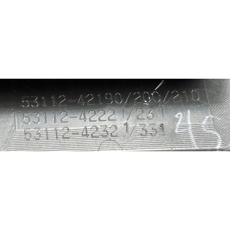 TOYOTA RAV4 V 2019 - GRILL ATRAPA KRATKA POD PDC 53112-42190